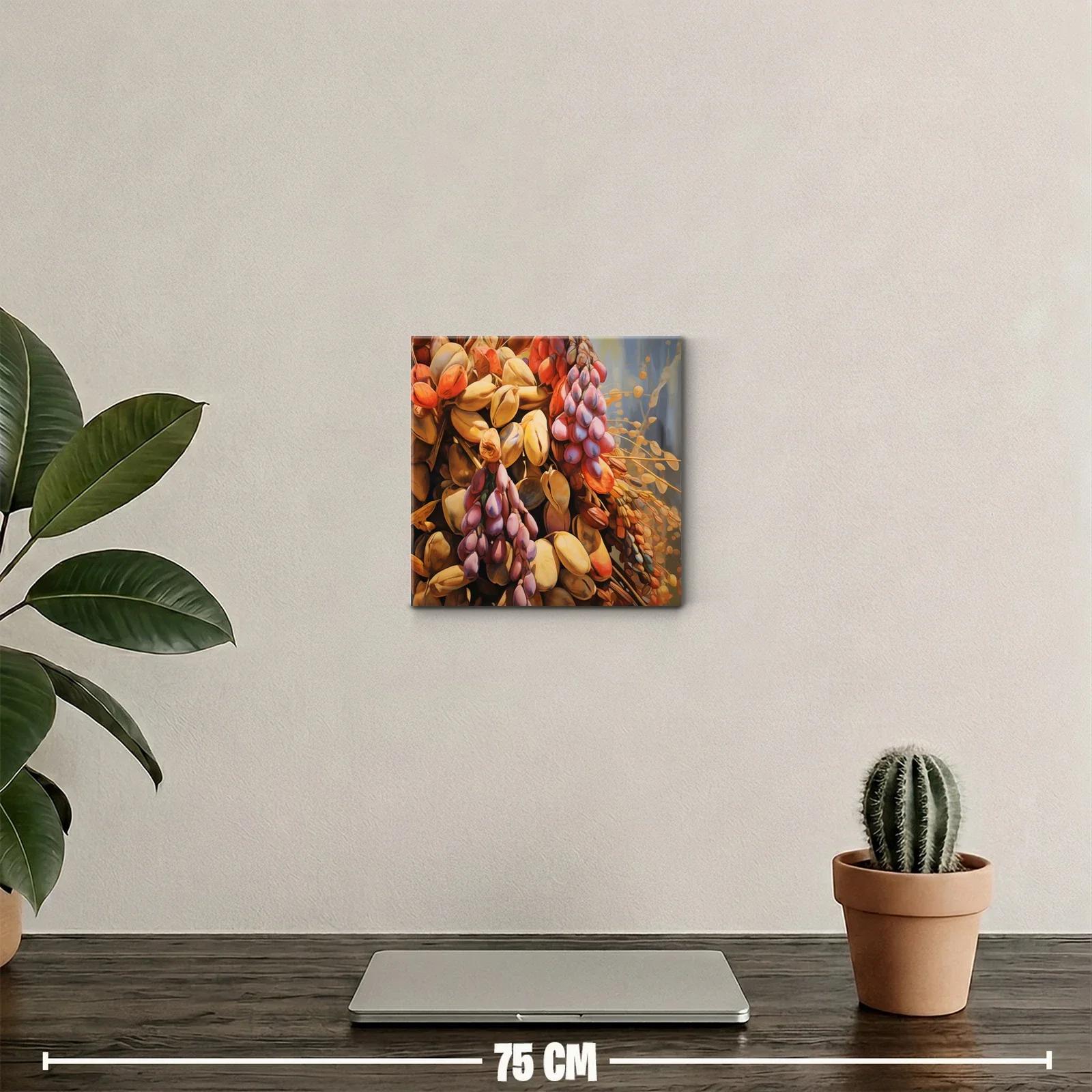 Composición abstracta de formas naturales en tonos cálidos — miniatura 2