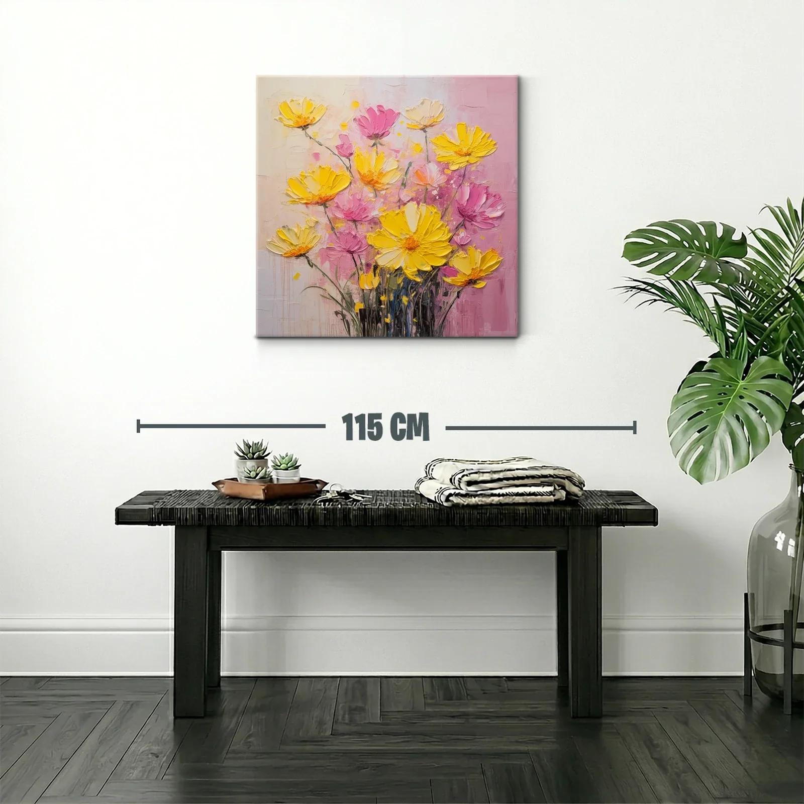 Armonioso ramo floral en tonos suaves y vibrantes — miniatura 2
