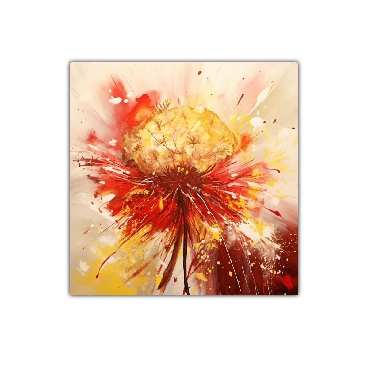 Exuberante explosión floral en tonos cálidos y vibrantes — imagen principal