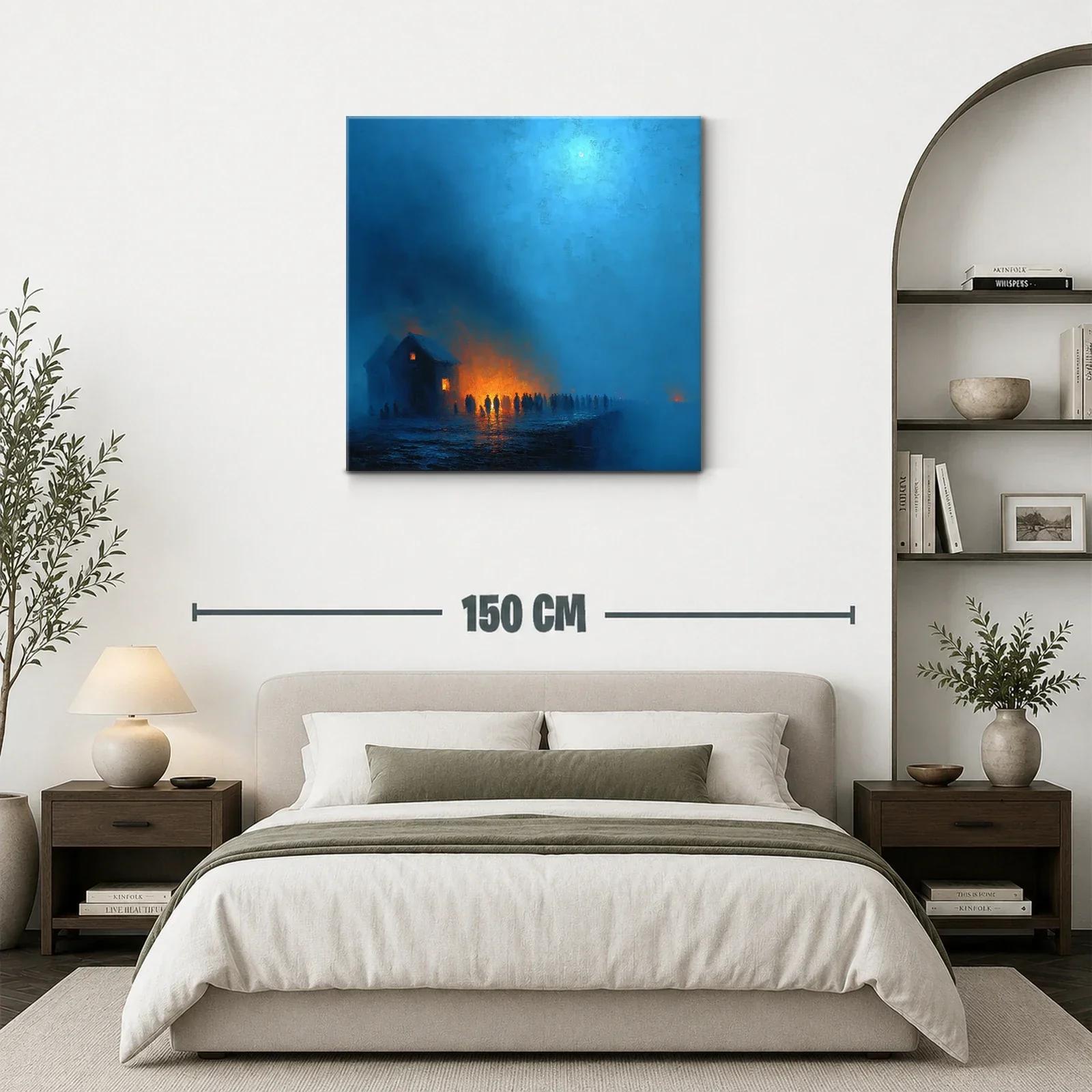 Atardecer Místico con Siluetas en Luz Cálida — miniatura 3