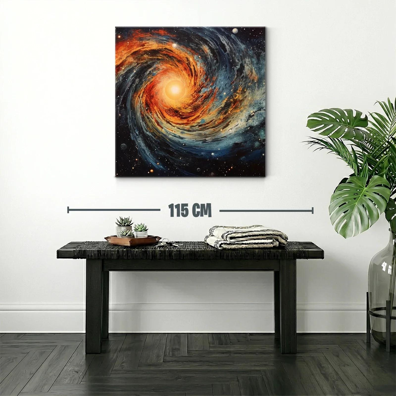 Espiral Cósmico con Luz Central y Estrellas — miniatura 2