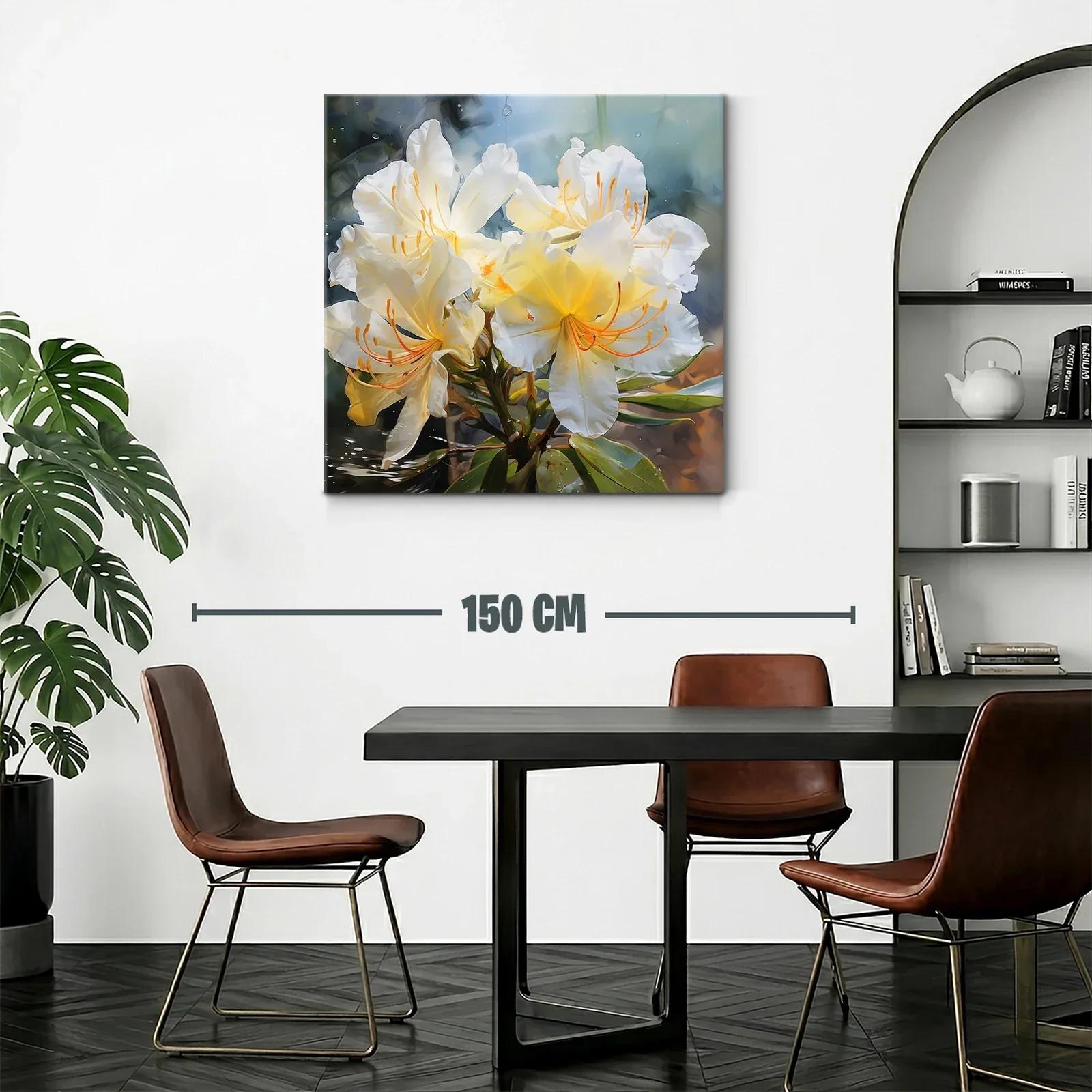 Elegancia natural en flores blancas y amarillas suaves — miniatura 2