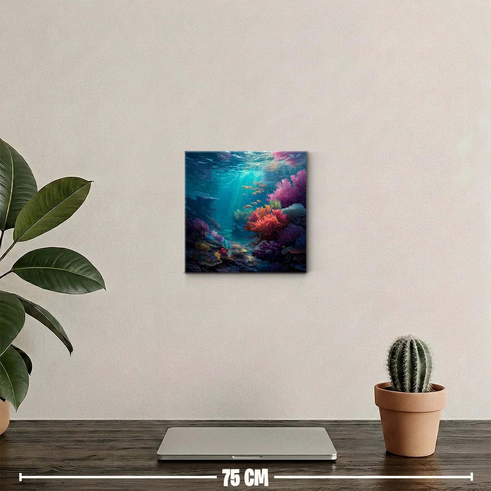 Fascinante arrecife de coral con peces coloridos — miniatura 2