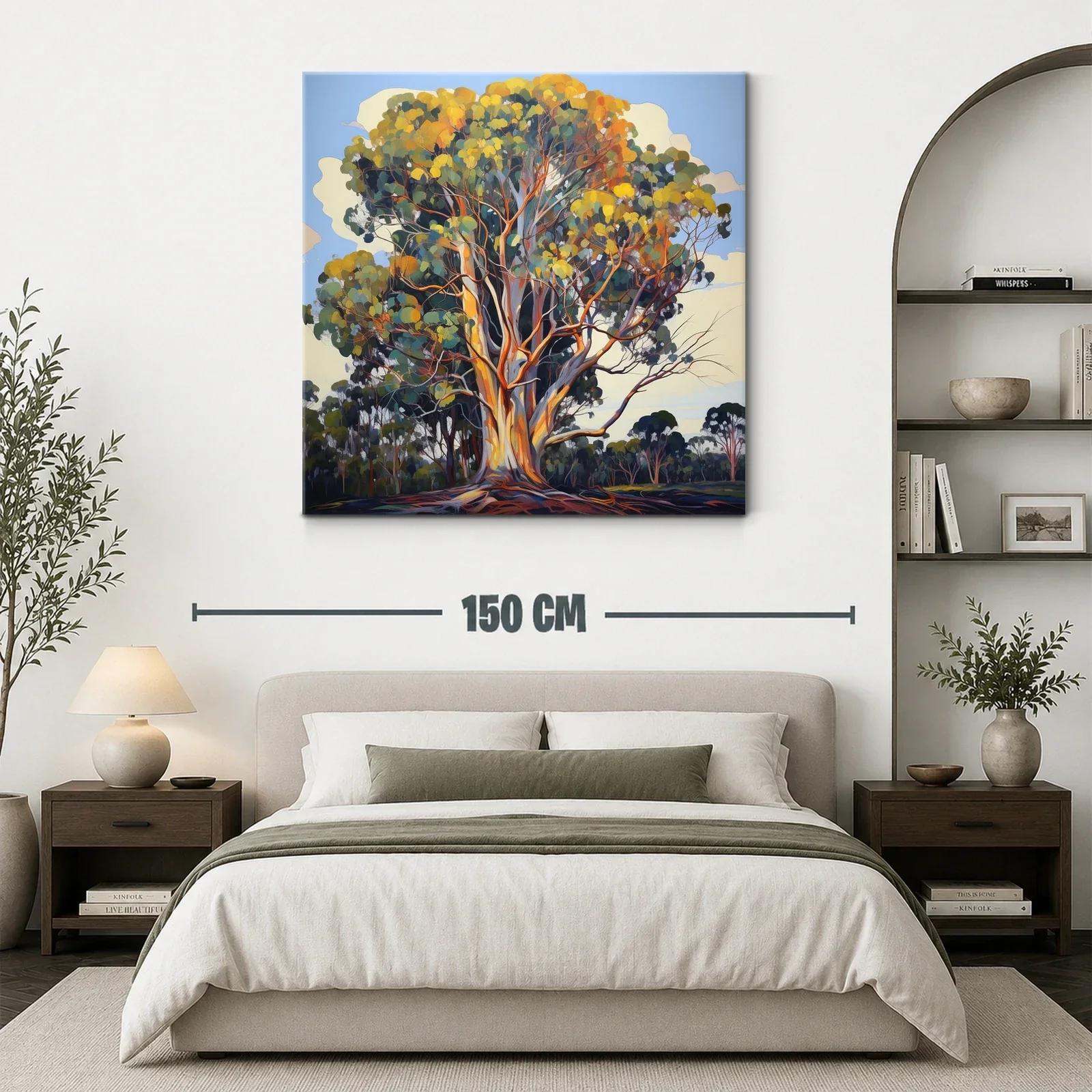 Árbol majestuoso con tonos cálidos y vibrantes — miniatura 3