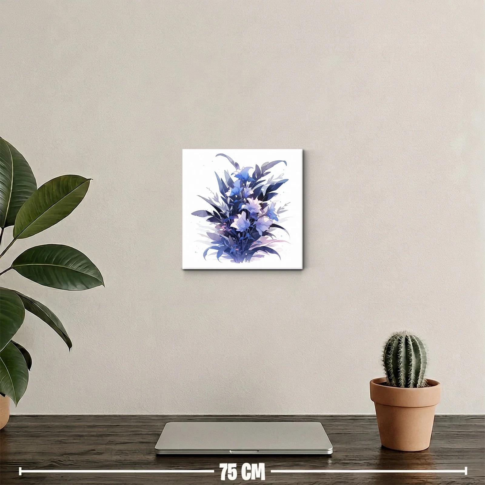 Ramo floral en tonos azules para decoración elegante — miniatura 2