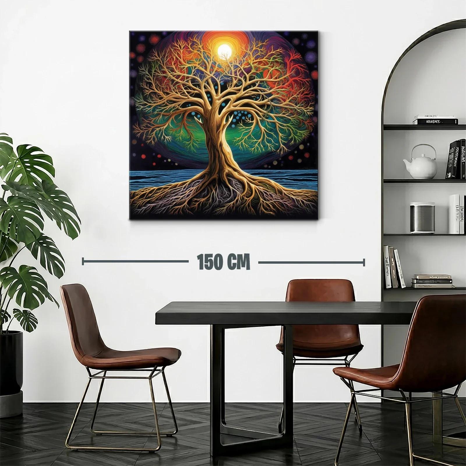 Árbol de la vida con energía vibrante y raíces expansivas — miniatura 2