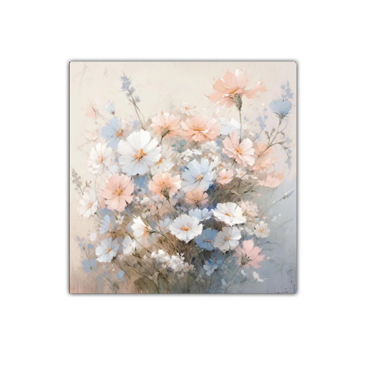 Ramillete delicado de flores en tonos pastel suaves — imagen principal