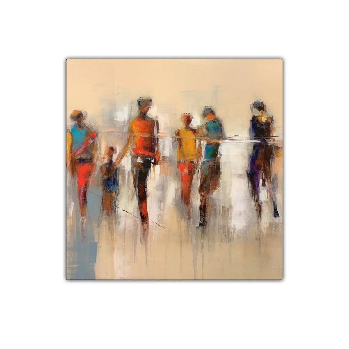 Figura abstracta con tonos cálidos para ambientes modernos — imagen principal