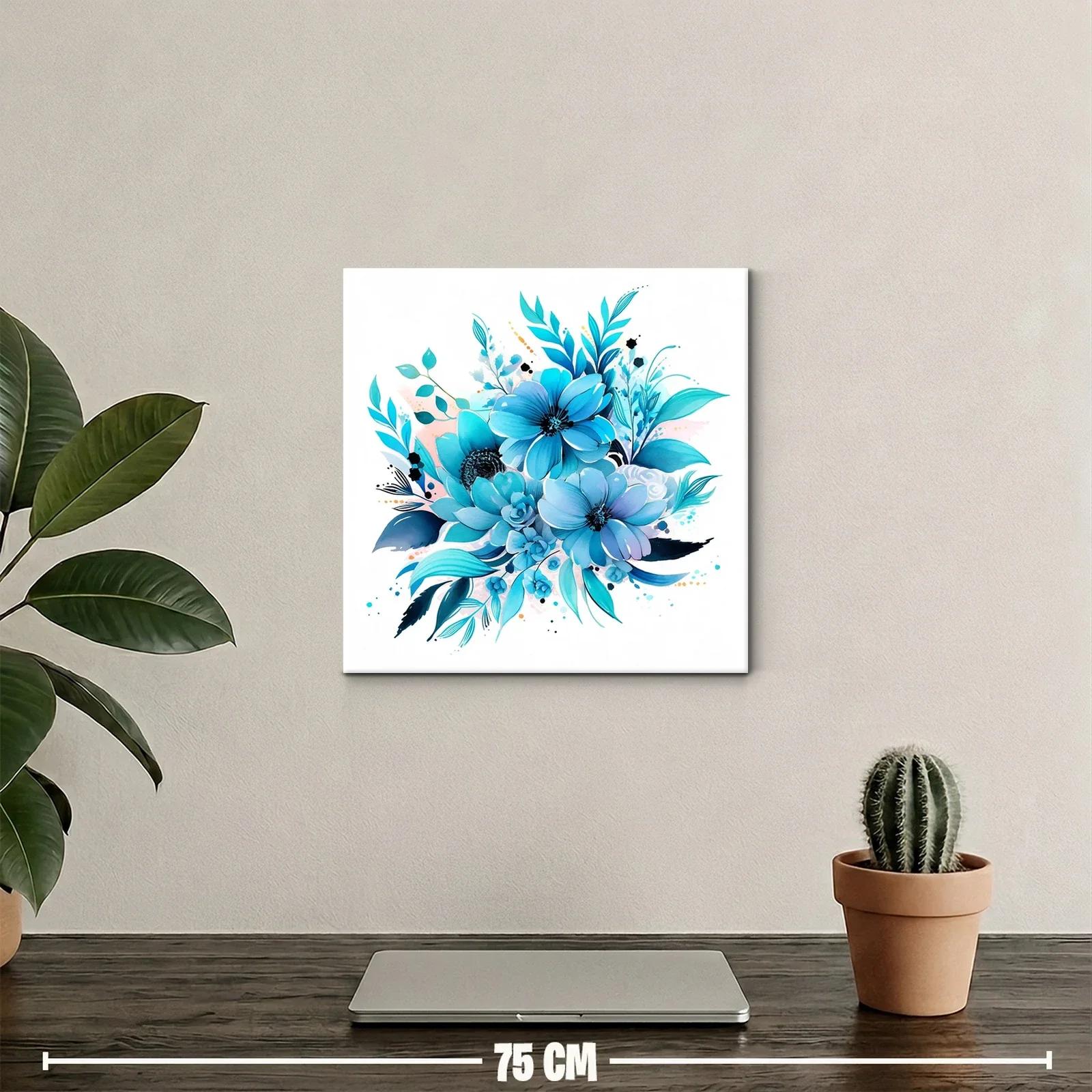 Ramo floral en tonos azules para ambiente relajante — miniatura 2