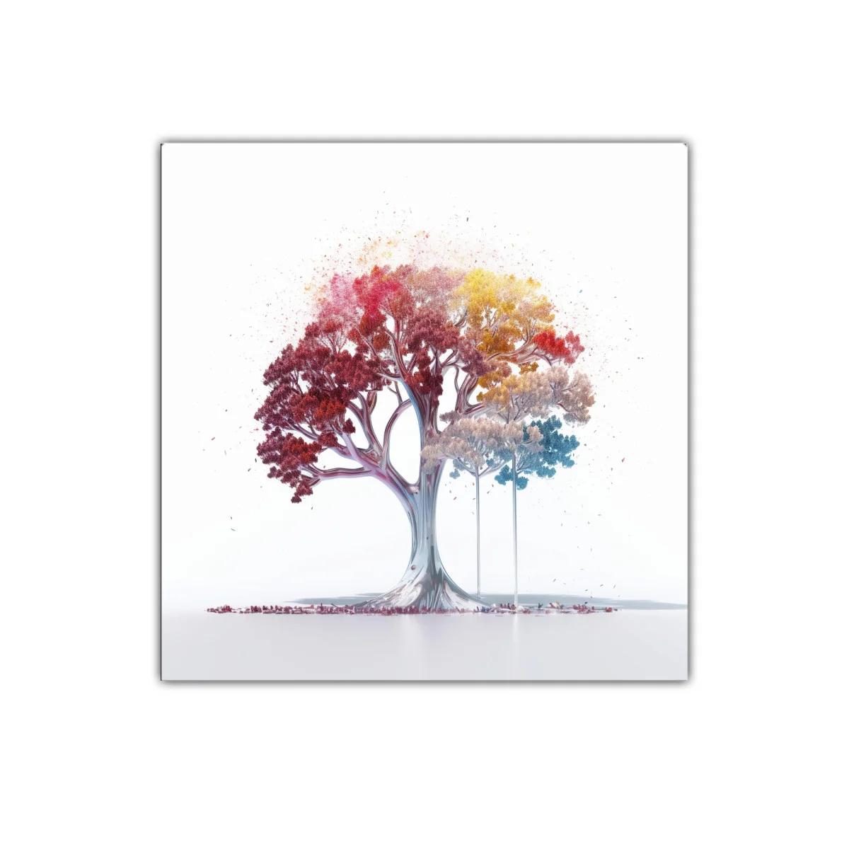 Árbol multicolor con tonos vibrantes y delicados — imagen principal