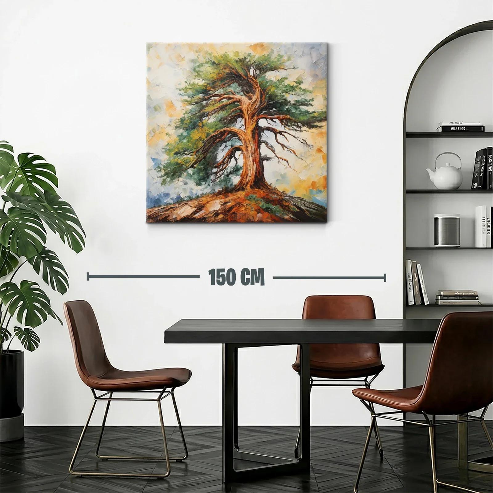 Árbol solitario en paisaje vibrante y natural — miniatura 2