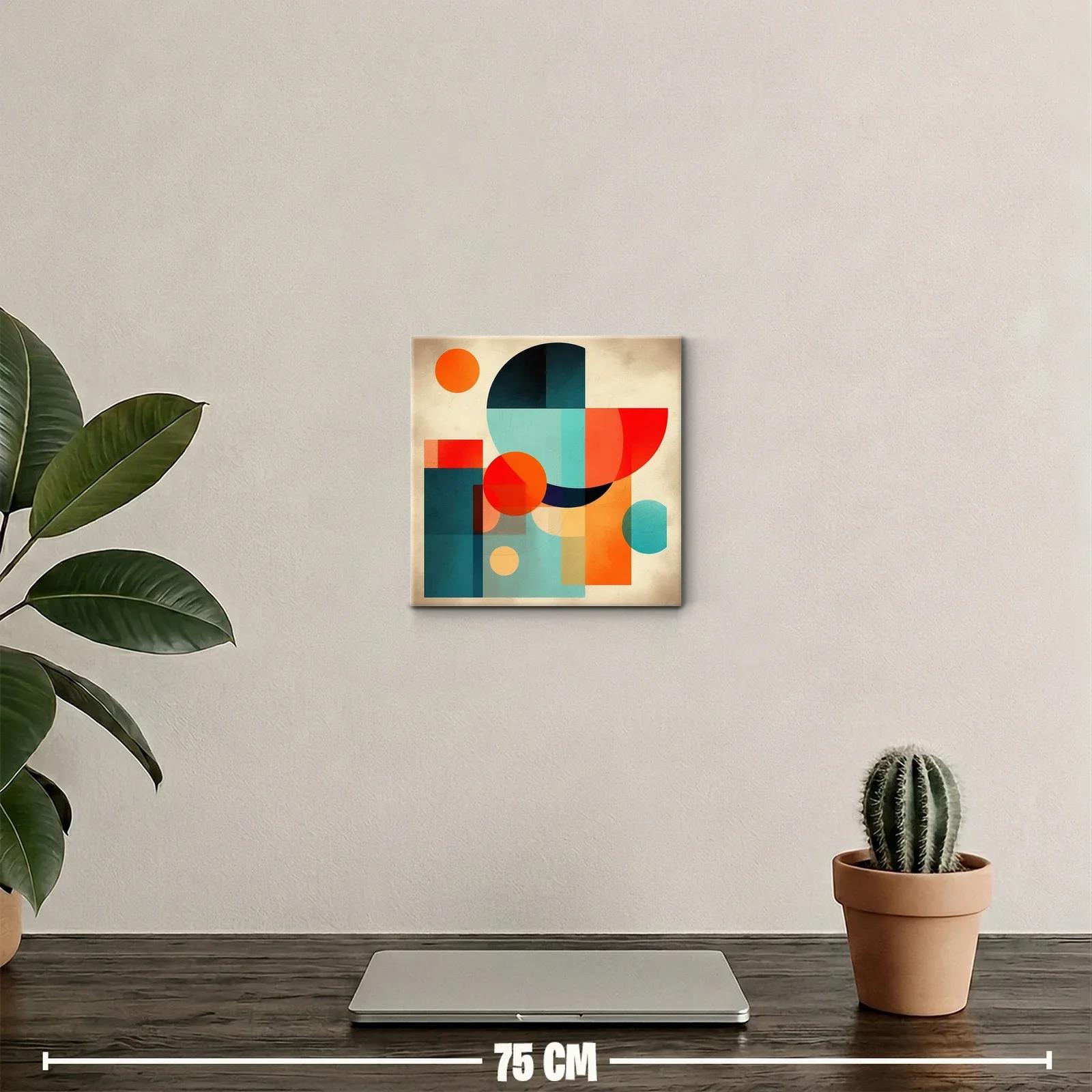 Composición abstracta con formas geométricas coloridas — miniatura 2