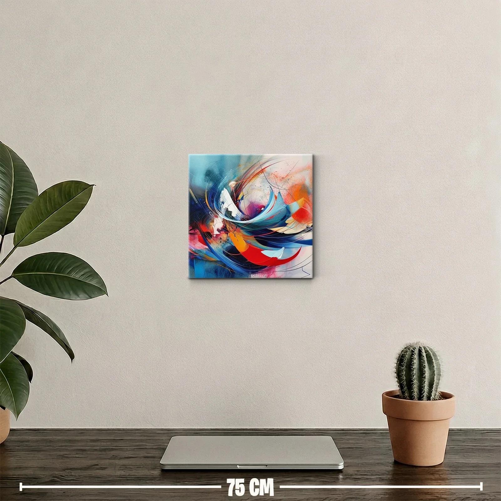 Composición vibrante con dinámicas formas y colores intensos — miniatura 2