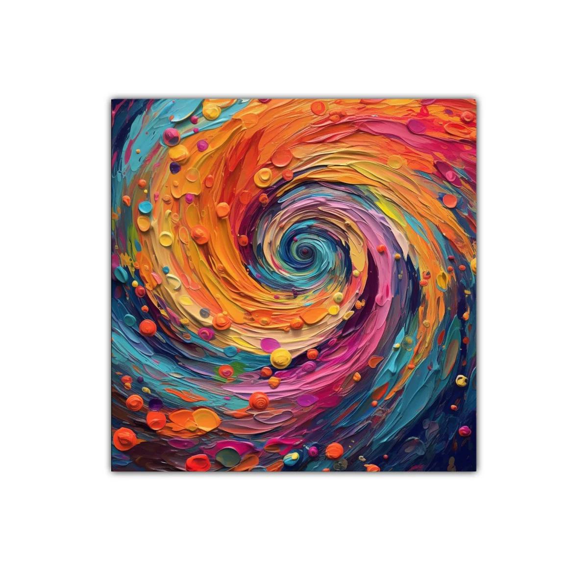 Torbellino de colores vibrantes en espiral dinámica — imagen principal