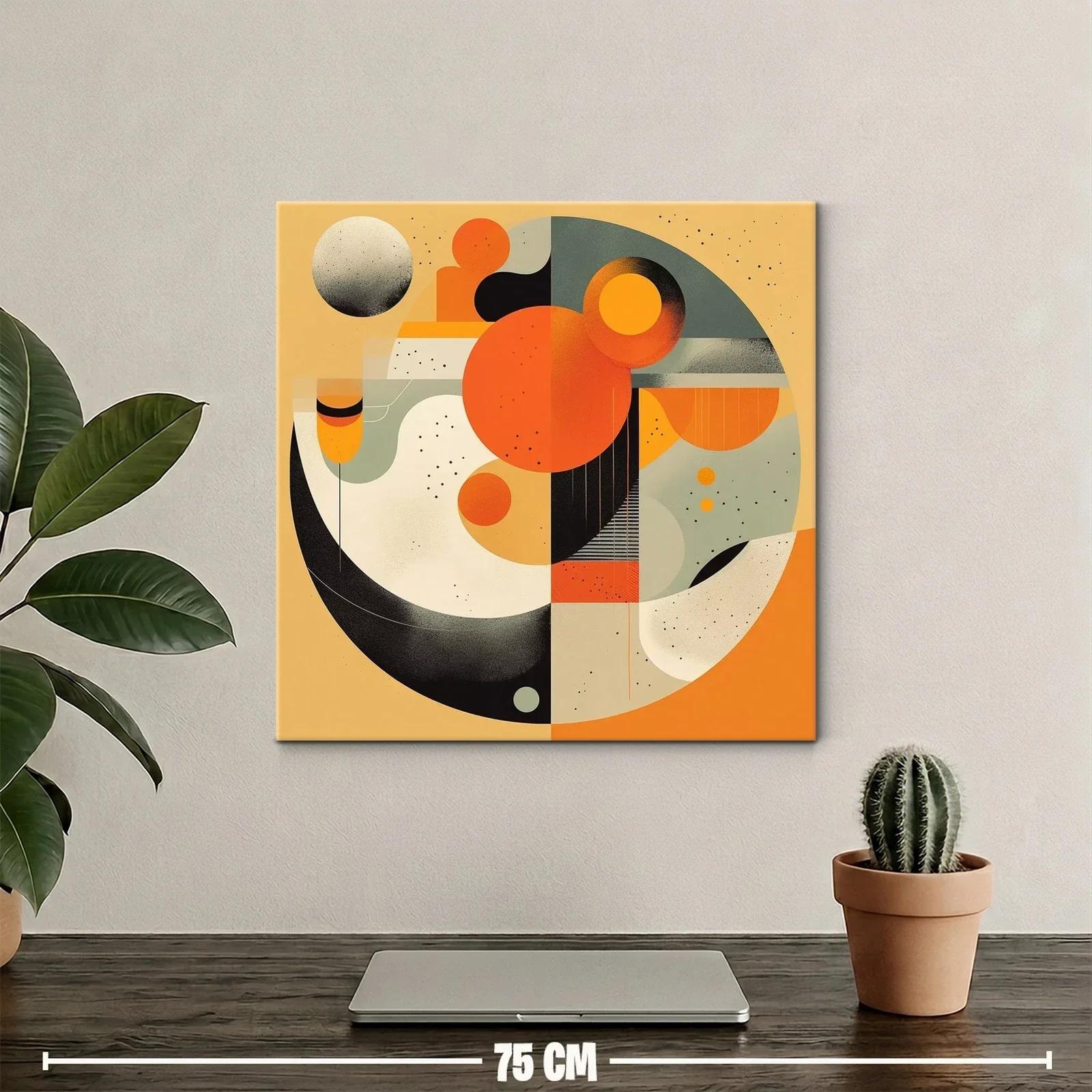 Composición geométrica con tonos cálidos y contraste sutil — miniatura 2