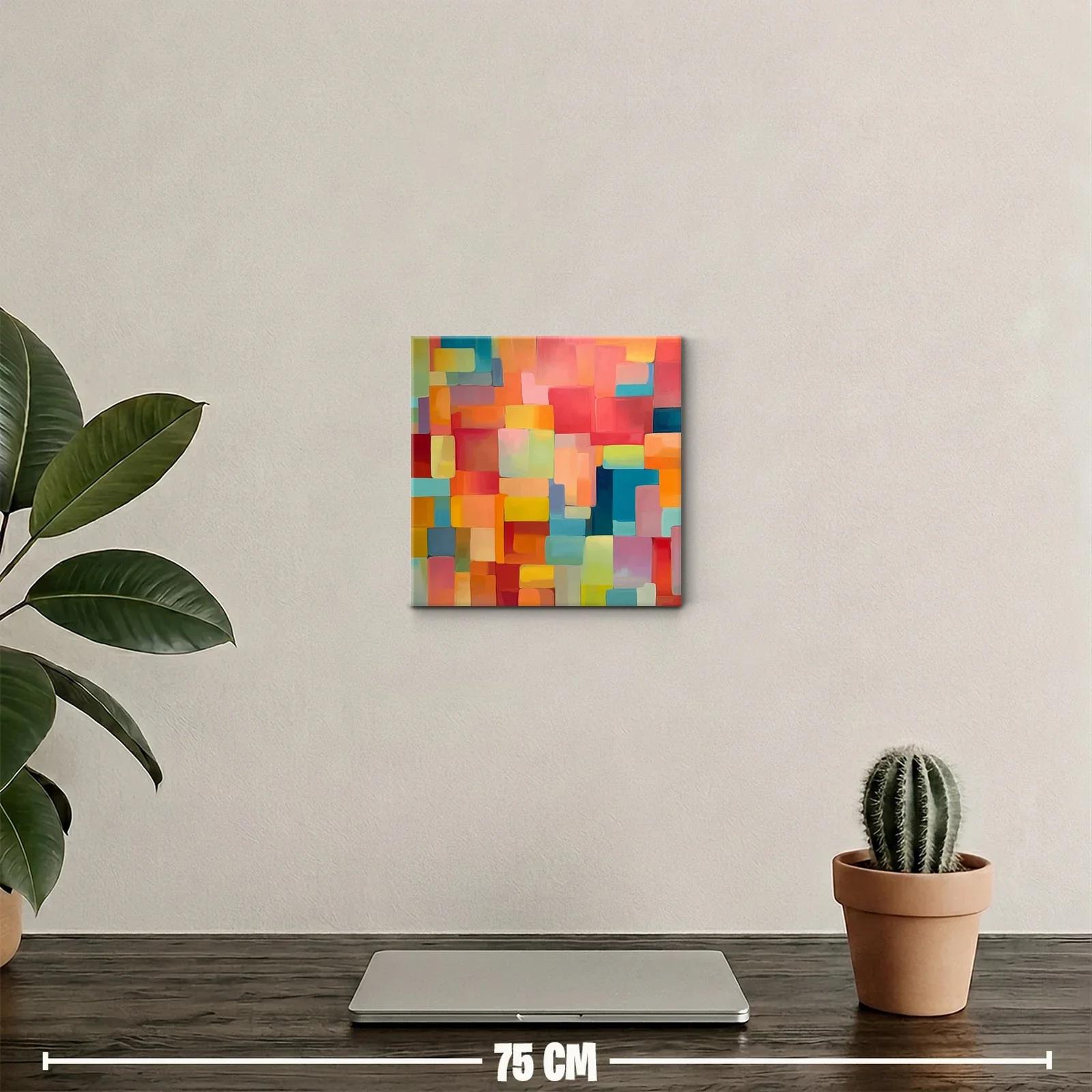 Cuadro decorativo en tonos cálidos y vibrantes — miniatura 2