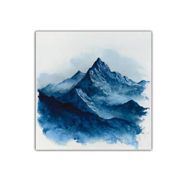 Montañas Azules en Atemporal Paisaje Natural