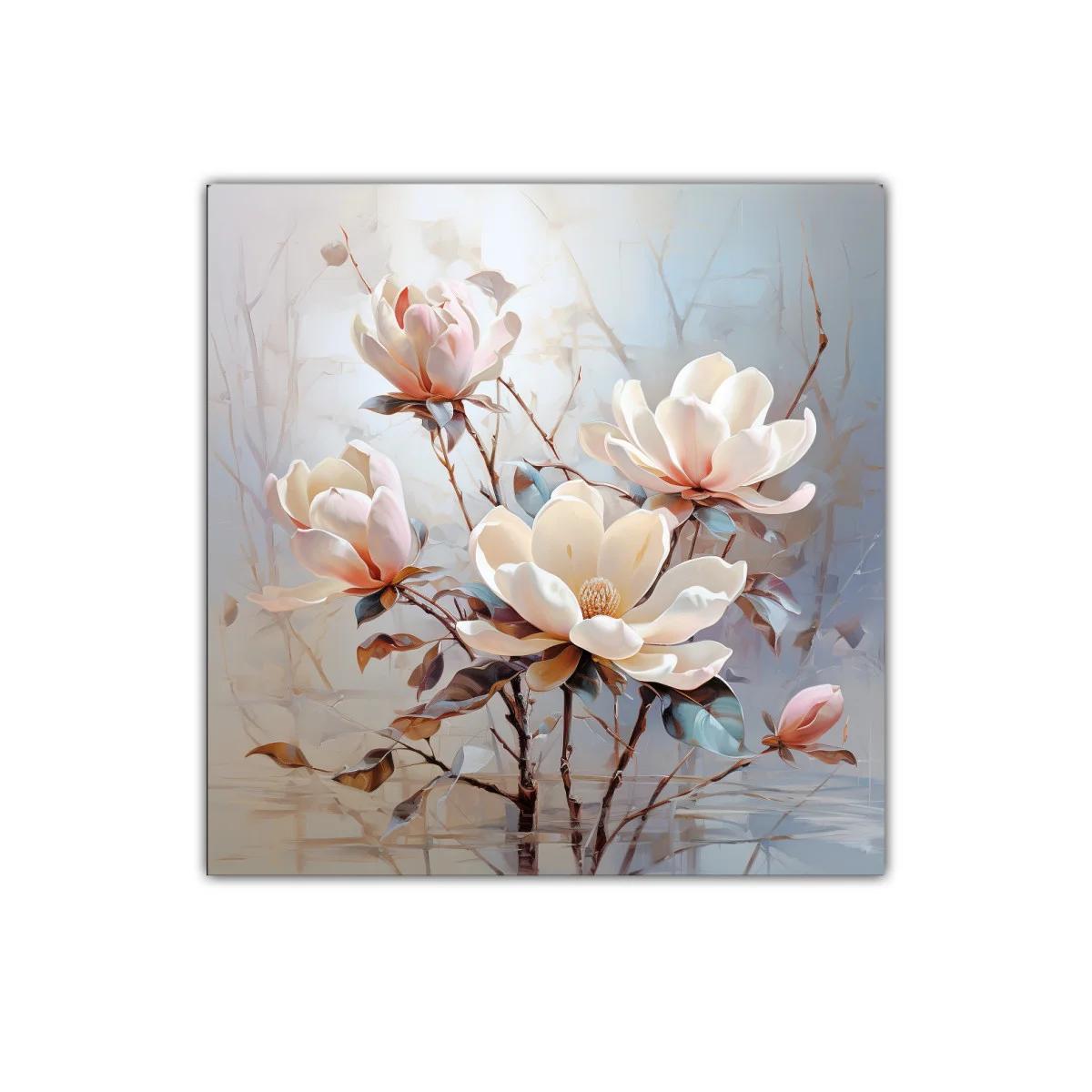Elegancia floral en tonos suaves y delicados