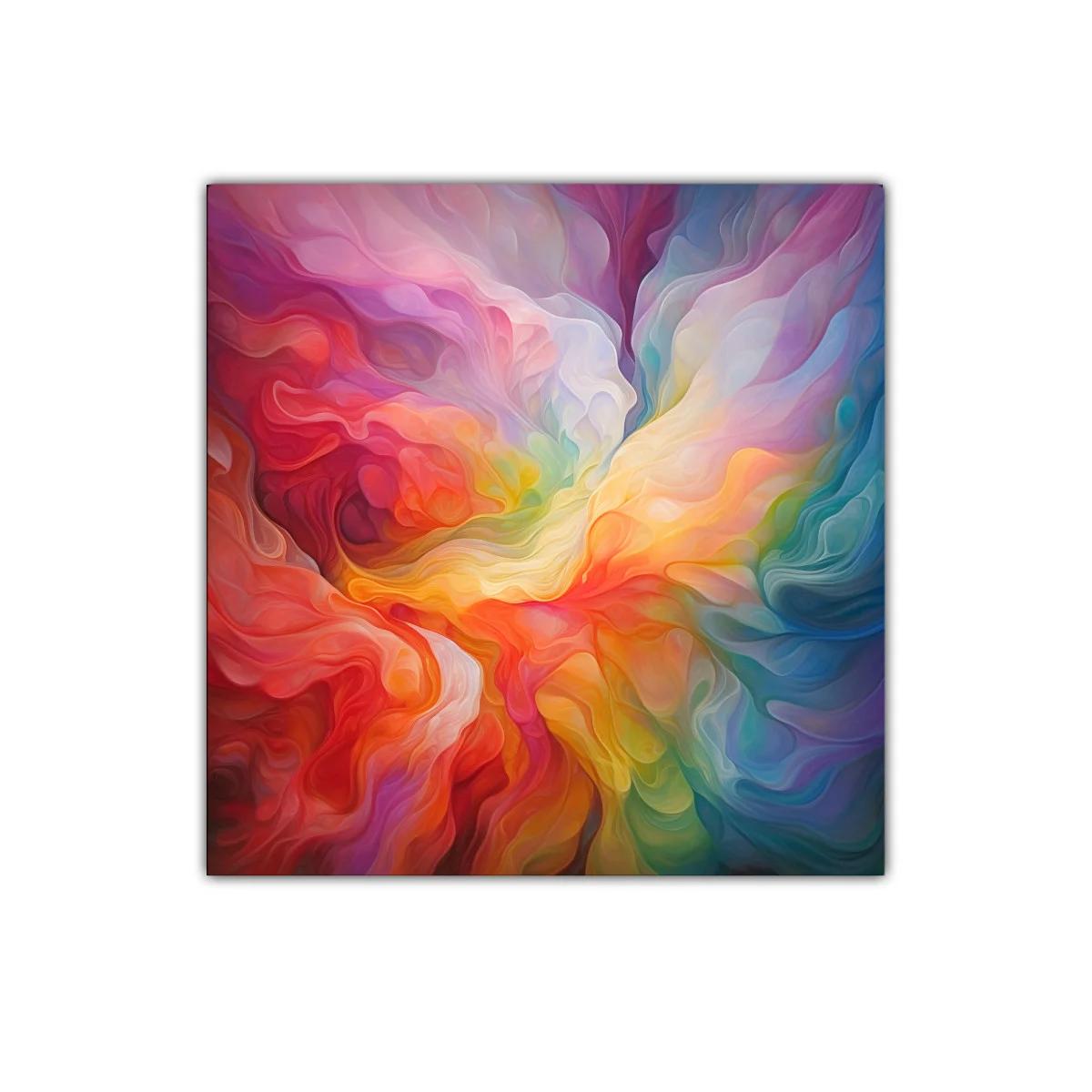Explosión de color con formas fluidas y vibrantes — imagen principal