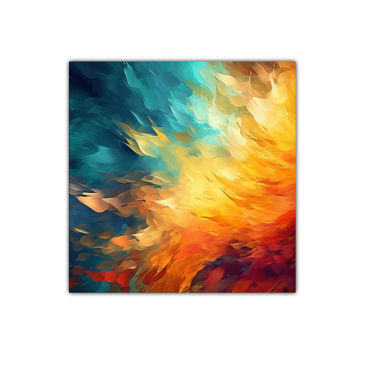 Explosión de color con energías vibrantes y dinámica abstracción — imagen principal