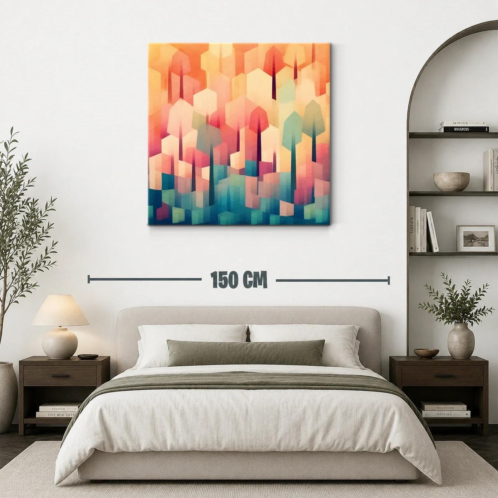 Abstracto juego de luces con formas geométricas vibrantes — miniatura 3
