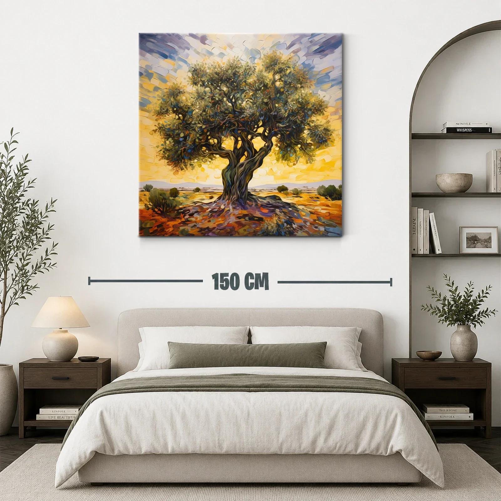 Magnífico árbol solitario en paisaje cálido y vibrante — miniatura 3