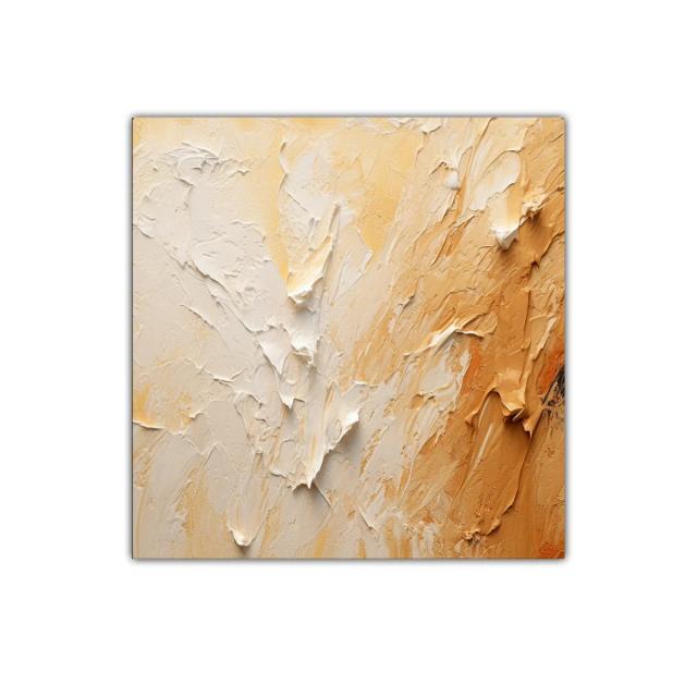Cuadro abstracto en tonos cálidos para ambiente acogedor
