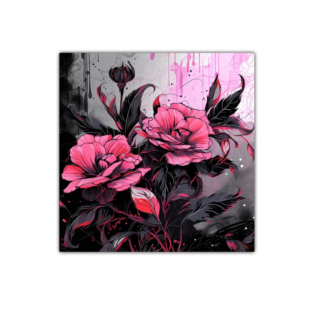 Flores vibrantes con contrastes intensos y elegancia moderna — imagen principal
