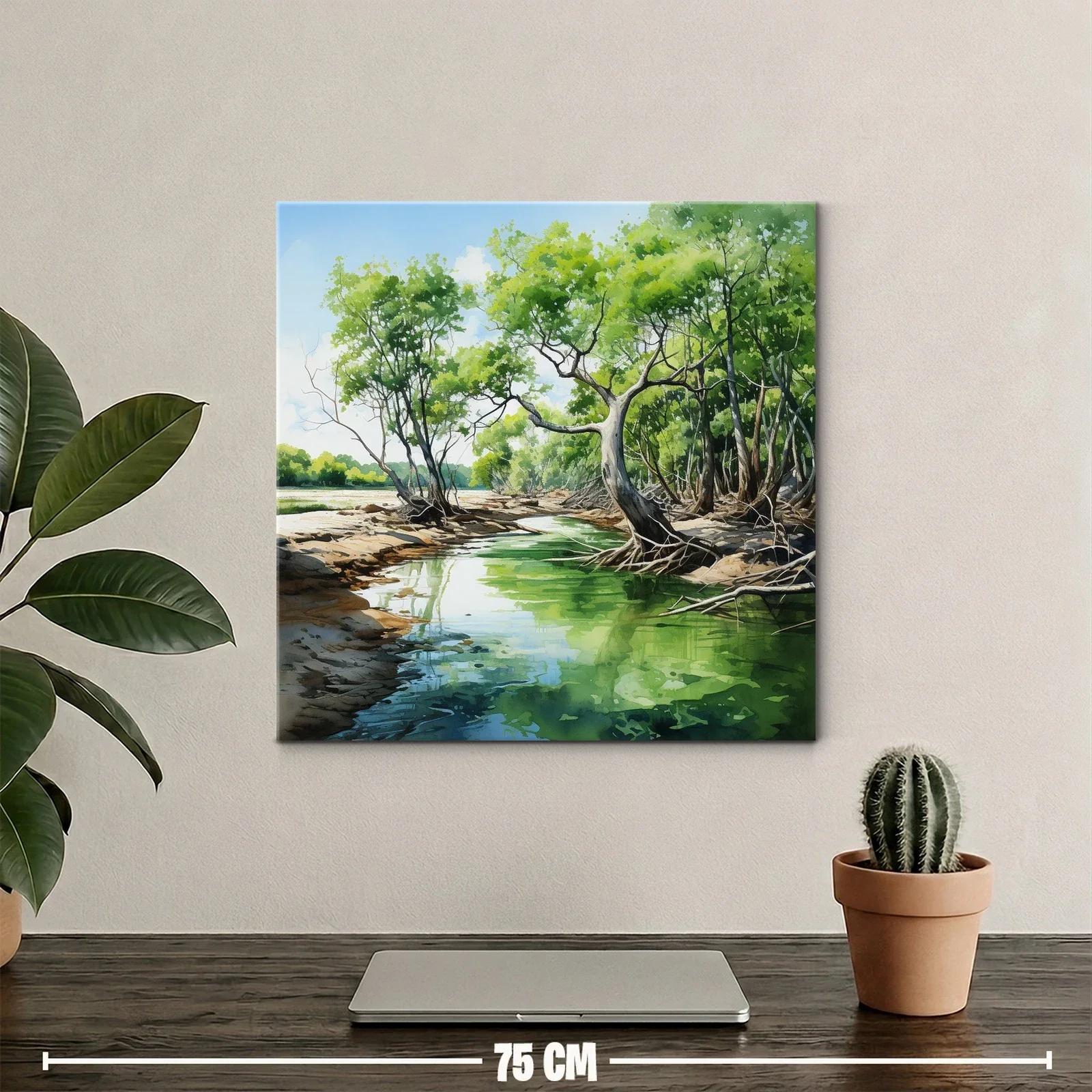 Reflejos de naturaleza en paisaje sereno — miniatura 2