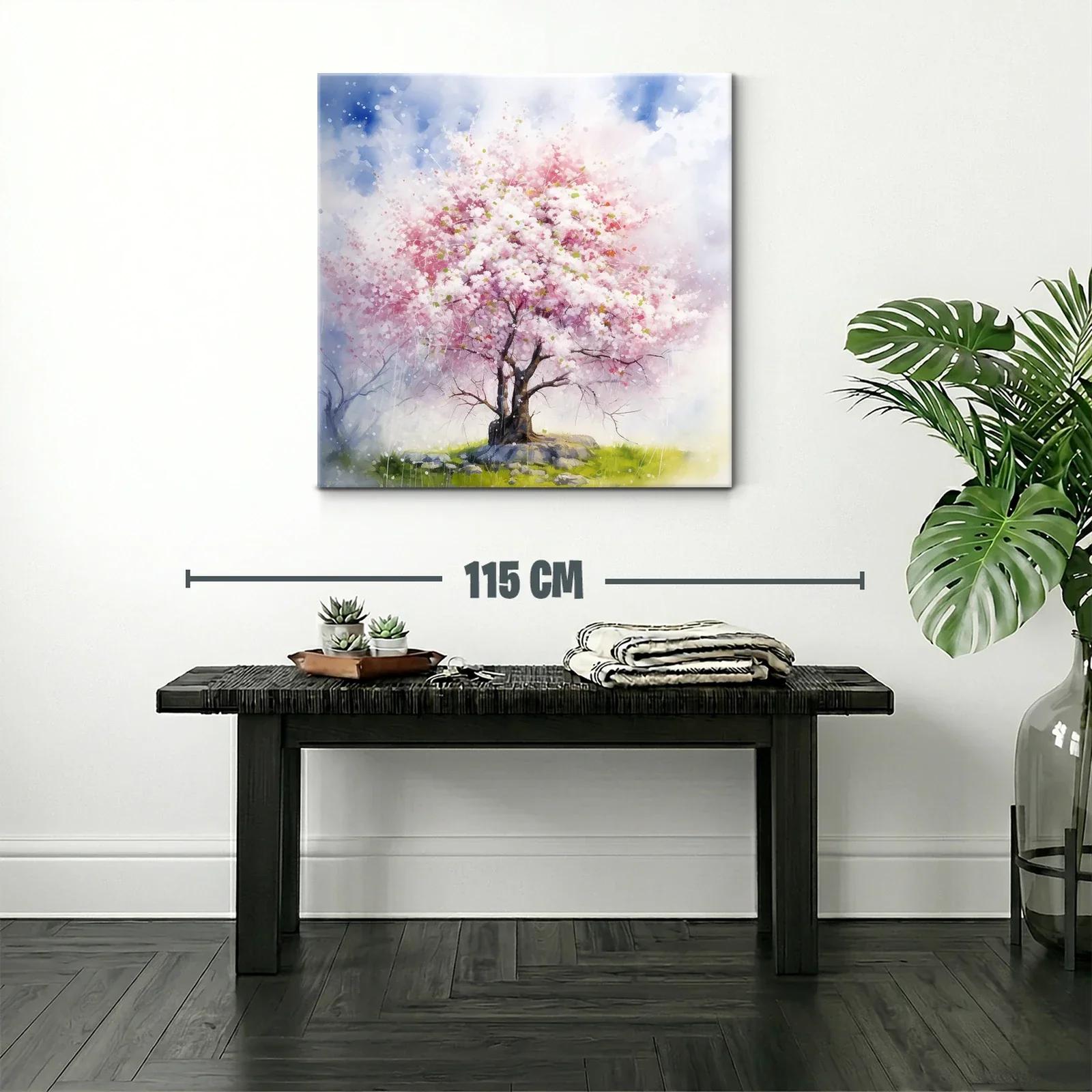 Árbol floreciente con tonos suaves y delicados — miniatura 2