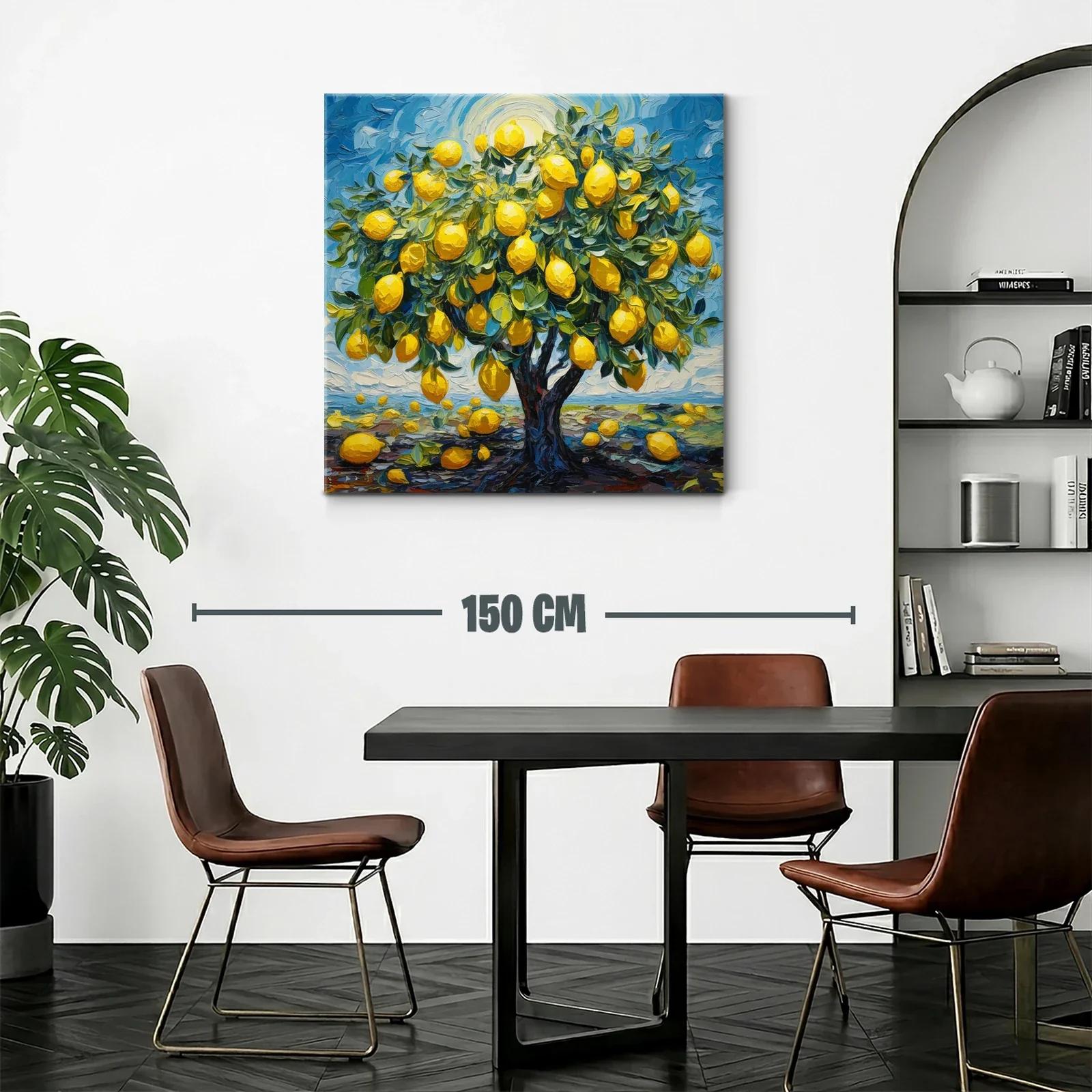 Árbol de limones vibrantes bajo un sol radiante — miniatura 2
