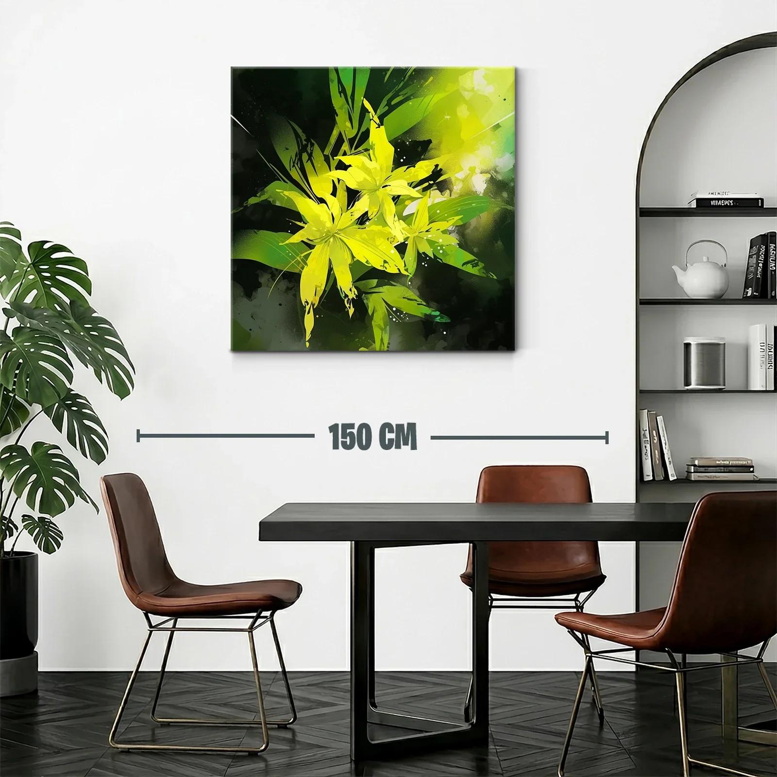 Lágrimas de luz en flores amarillas vibrantes — miniatura 2