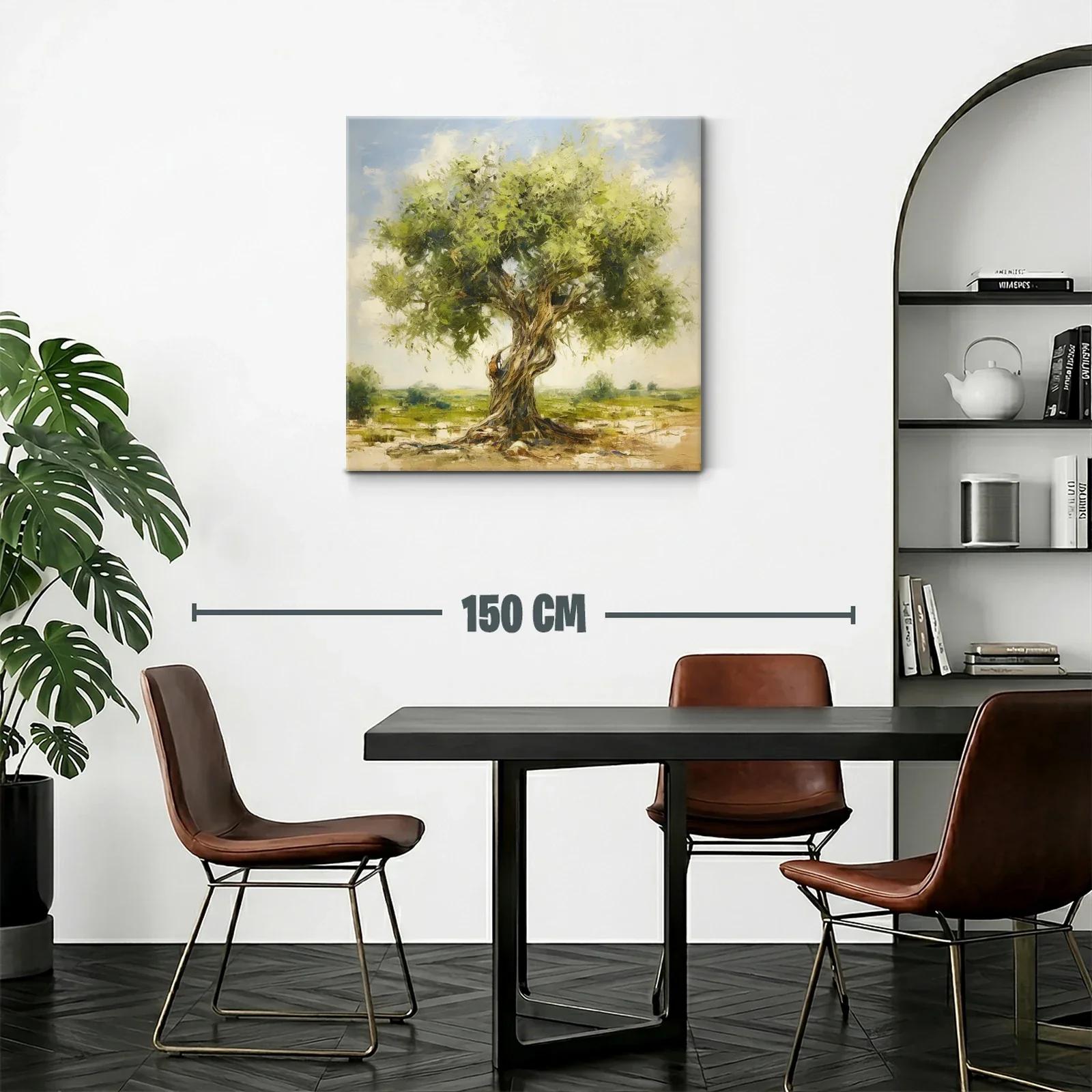 Árbol frondoso en paisaje sereno y luminoso — miniatura 2