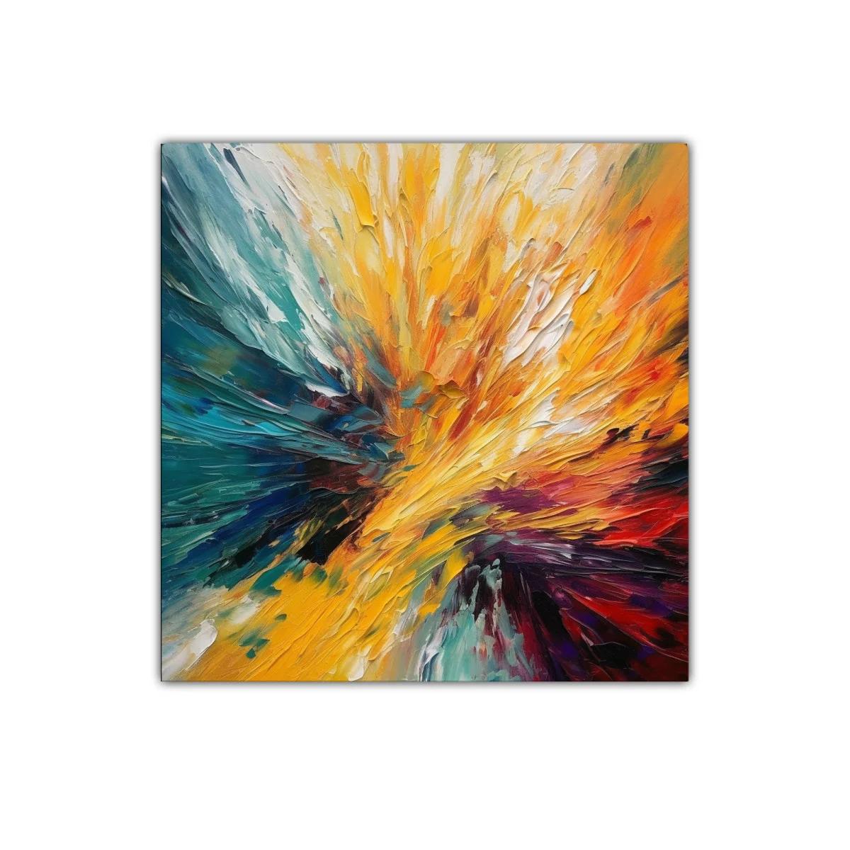 Explosión de color vibrante y textura dinámica — imagen principal