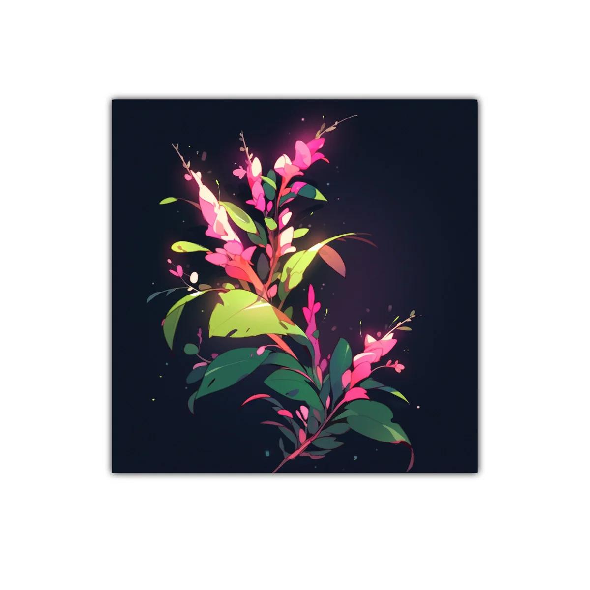 Rama Floral Vibrante con Destellos de Luz — imagen principal