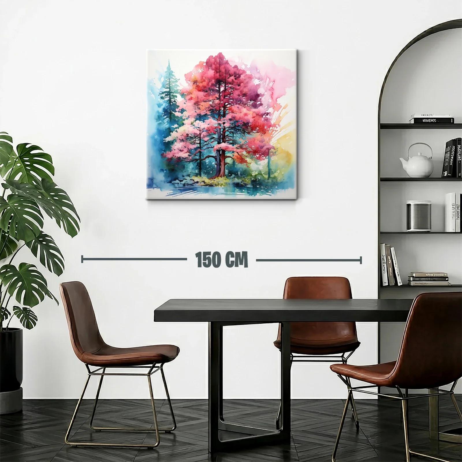 Árbol en tonos vivos con vibrantes matices naturales — miniatura 2