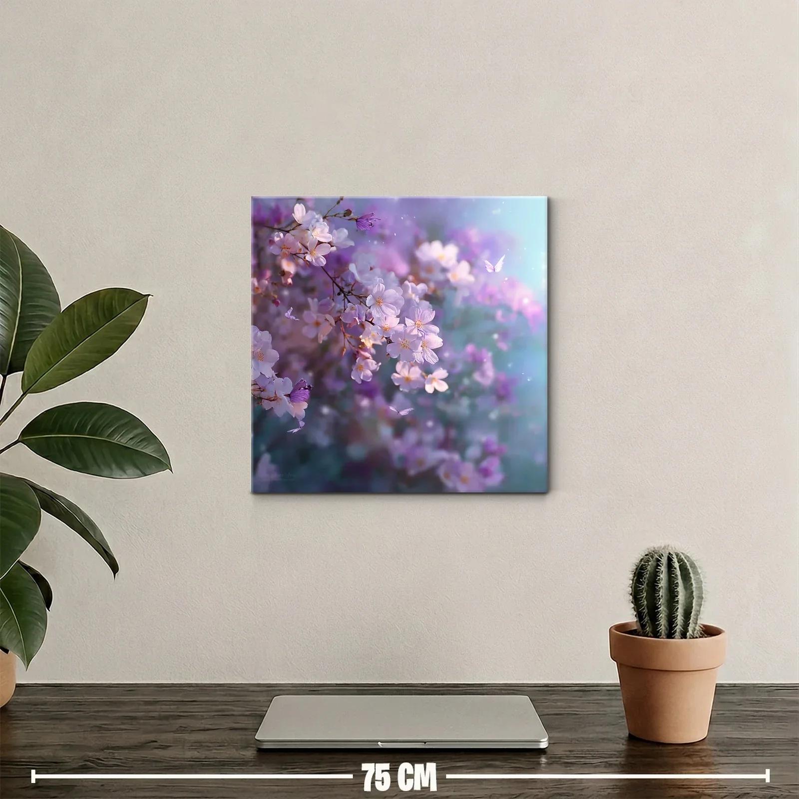 Flores delicadas en tonos lavanda y azul suave — miniatura 2