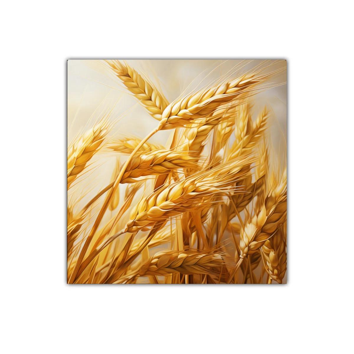 Cuadro decorativo espigas doradas campo de trigo — imagen principal