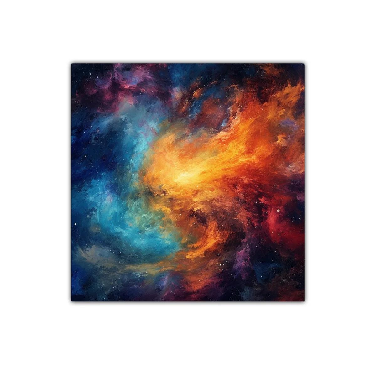 Estallido de colores cósmicos que iluminan el espacio