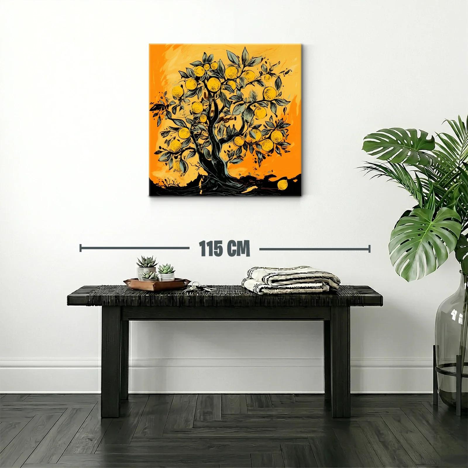Árbol de naranjas vibrante y lleno de vida — miniatura 2