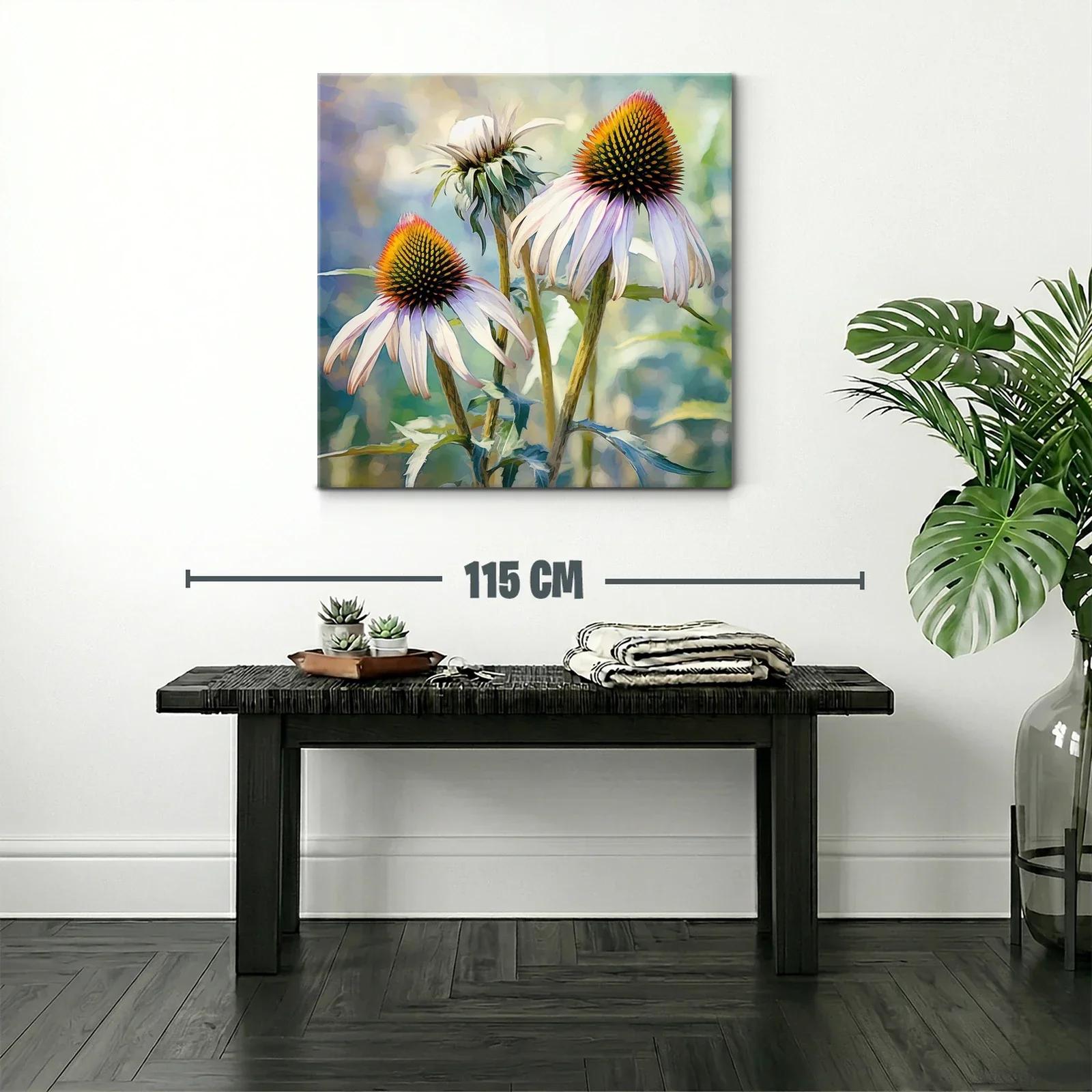 Flores vibrantes con toques cálidos y sutiles tonos pastel — miniatura 2