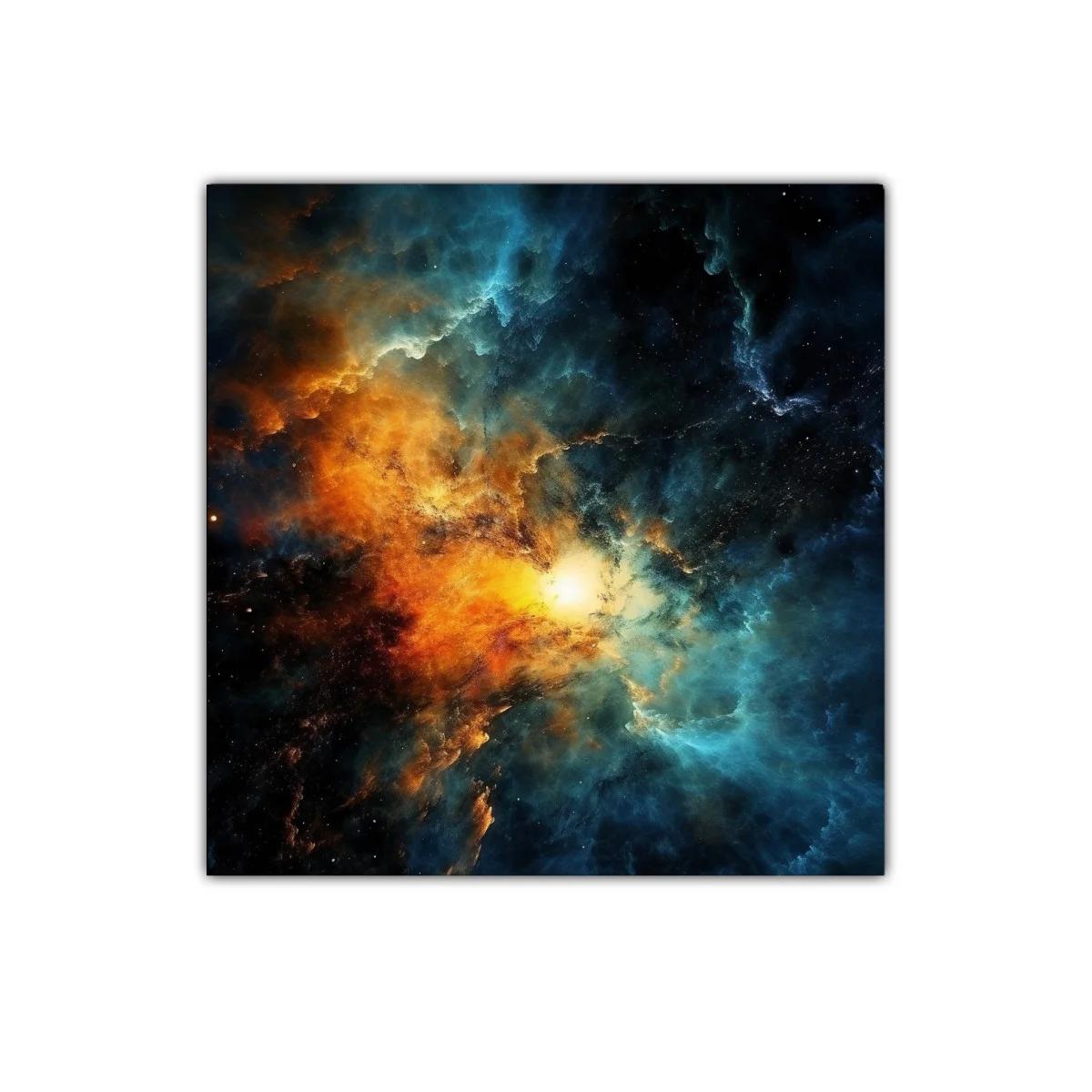 Explosión de colores cósmicos en nebulosa vibrante — imagen principal
