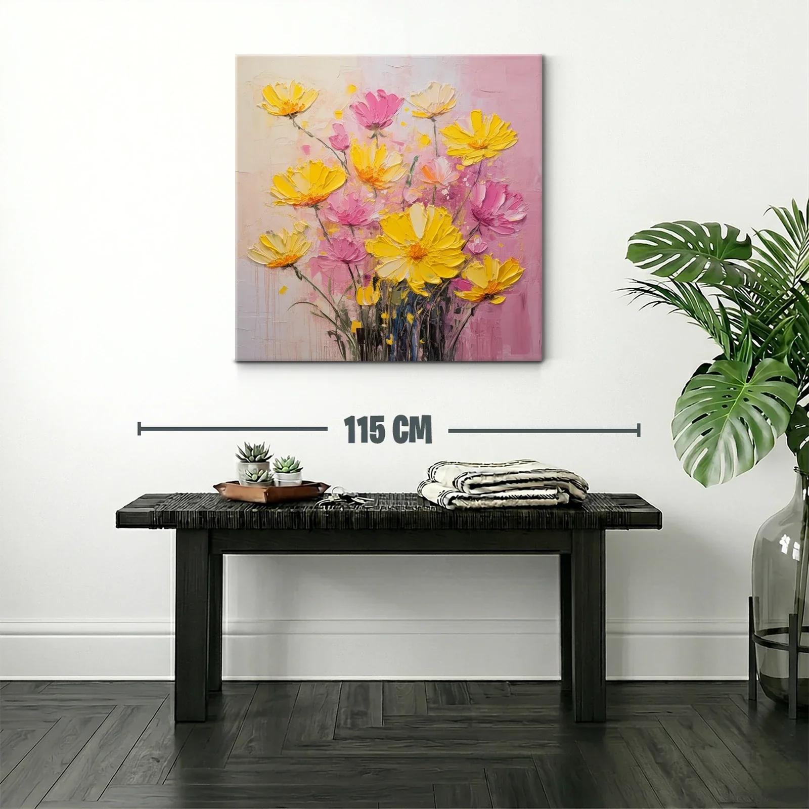 Armonioso ramo floral en tonos suaves y vibrantes — miniatura 2