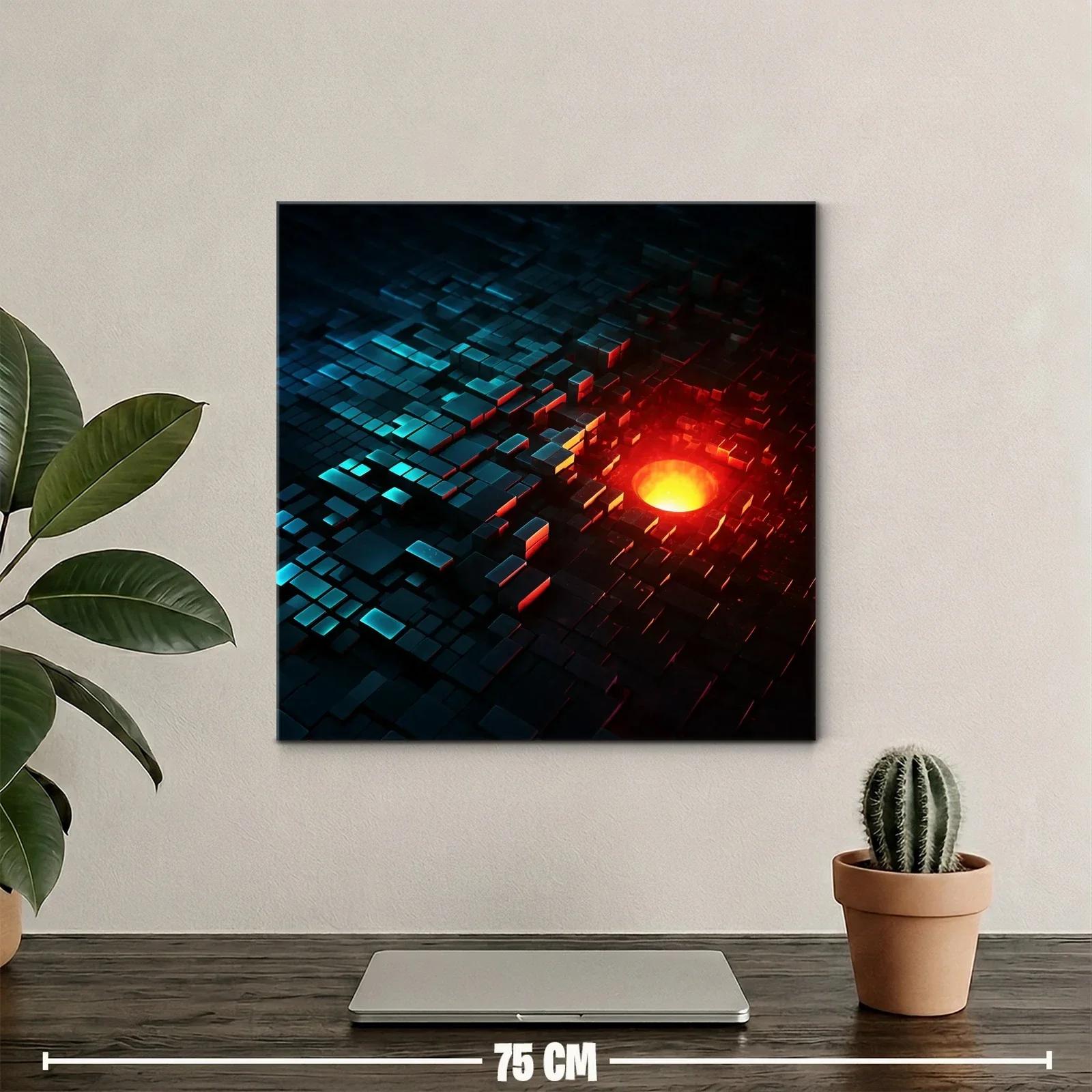 Composición geométrica con luz intensa y contraste vibrante — miniatura 2