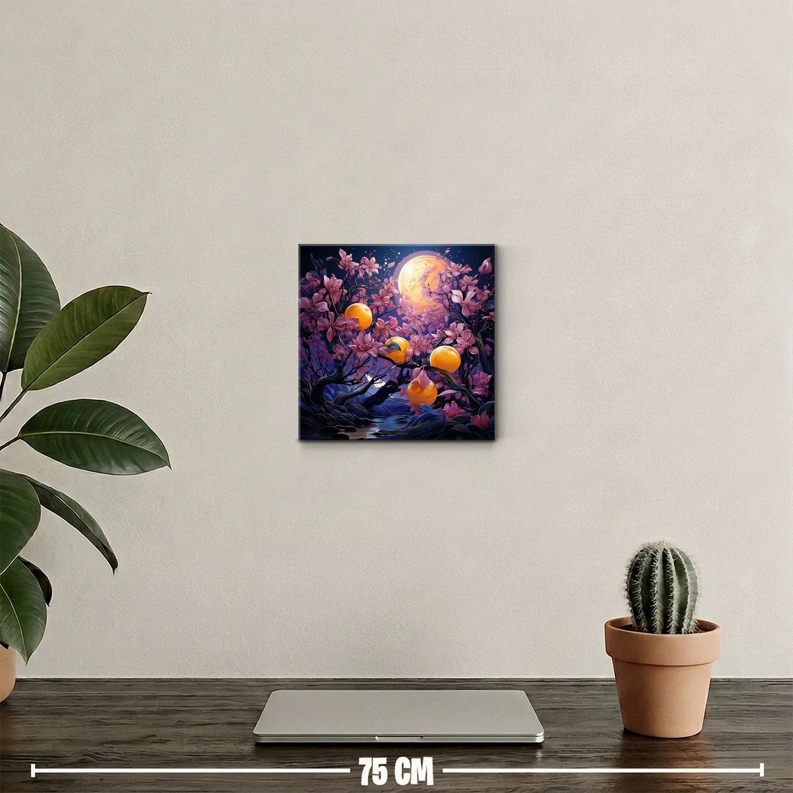 Naturaleza mágica con flores y frutos luminosos — miniatura 2