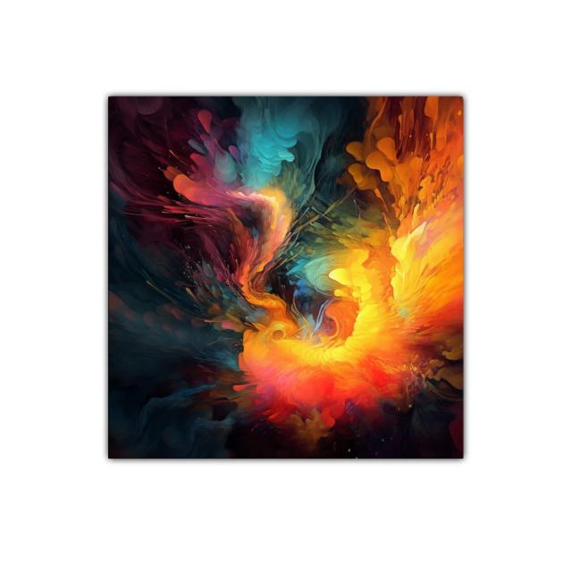 Explosión de color vibrante y energía dinámica