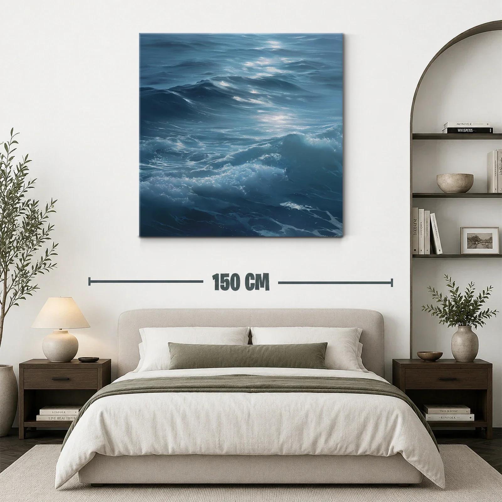 Serenidad del mar en un reflejo azul profundo — miniatura 3