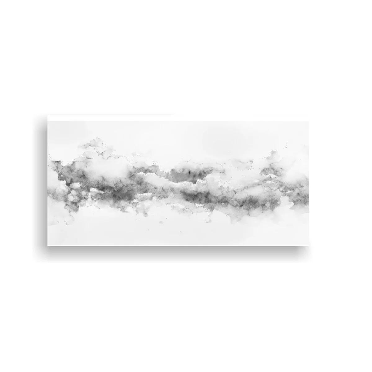 Cuadro nube de humo gris con franja etérea — imagen principal