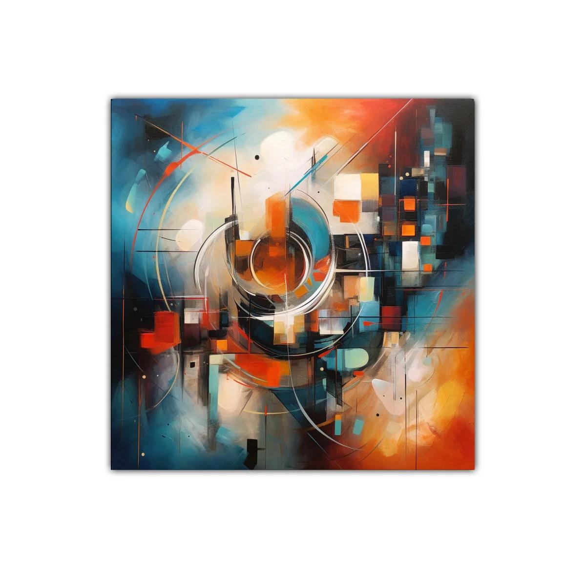 Composición abstracta con vibrantes formas geométricas — imagen principal