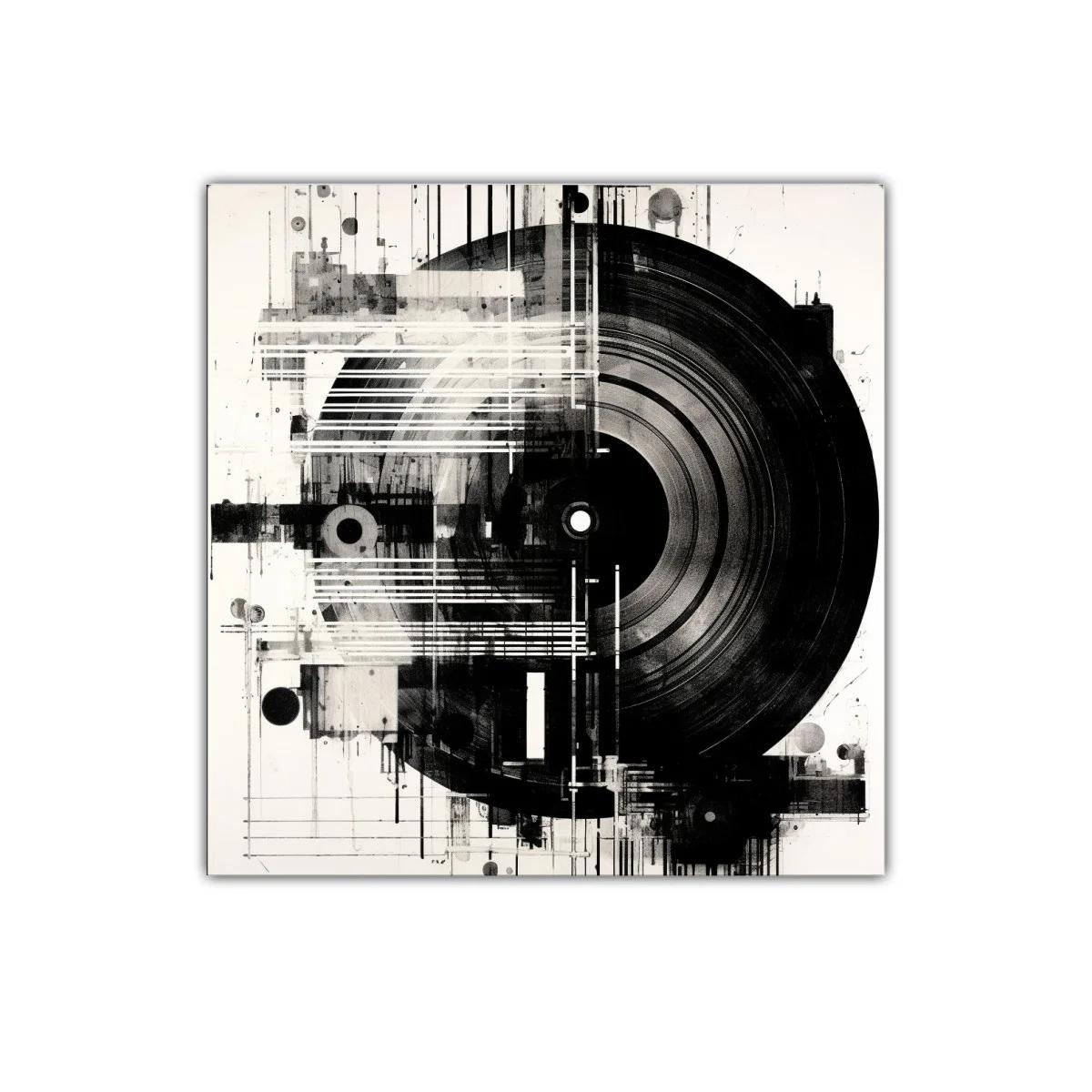 Cuadro decorativo de vinilo con estilo abstracto moderno — imagen principal